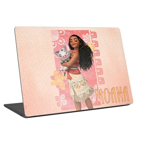 Disney Princess Moana and Pua Universal Laptop 11in (8.8 x 6.2in) Skin